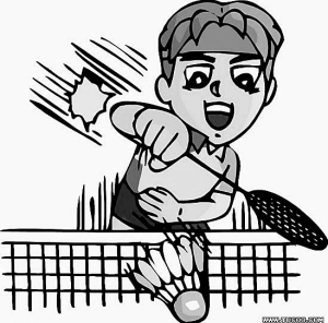激烈的羽毛球比赛--洛阳晚报--河南省第一家数